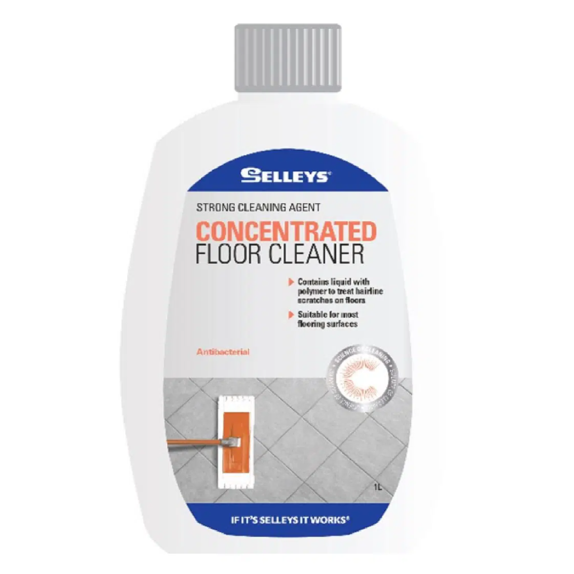 Selleys CONCENTRATED Floor Cleaner 1L ANTI-BACTERIAL